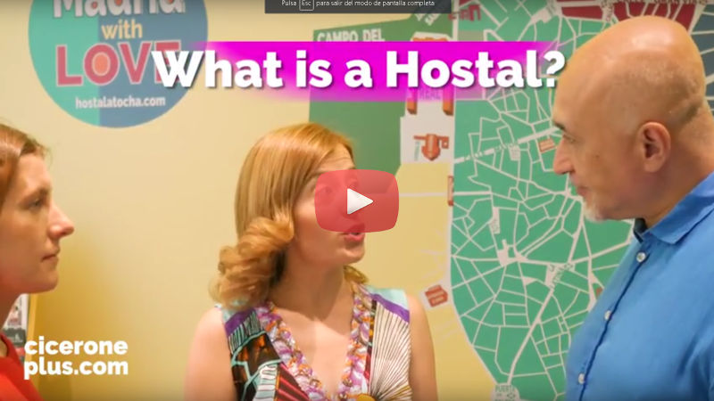 What is a hostal video | Hostal Atocha Madrid Almudena Martín